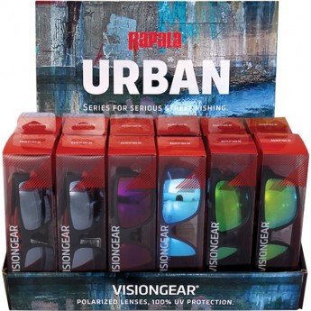 Стенд RAPALA Urban с очками 293A 293B 314A по 4 шт. RUVGD4 Стенд RAPALA Urban с очками 293A 293B 314A по 4 шт. RUVGD4